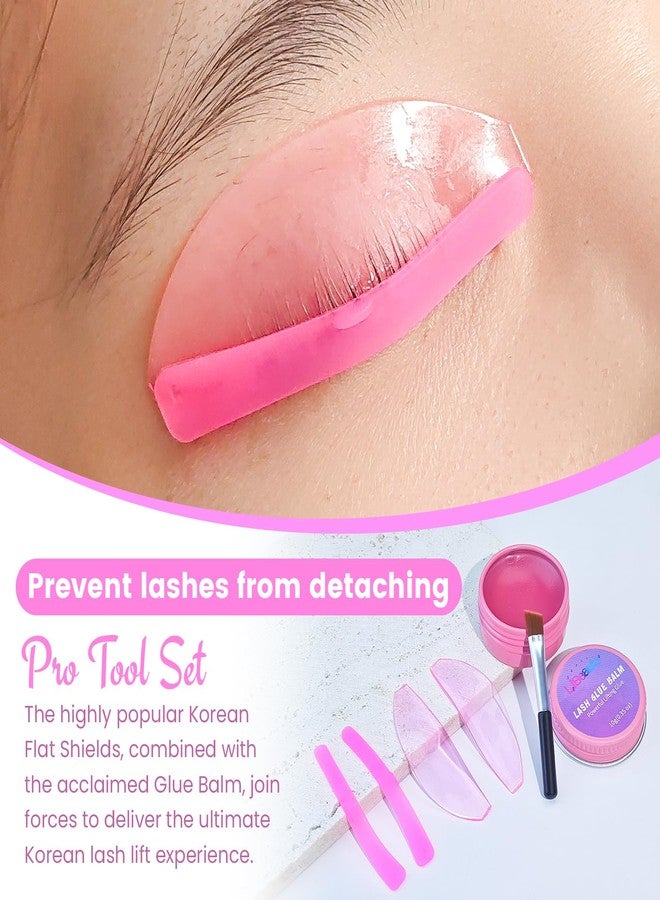 لي بيوتي مجموعة ليبيوتي الاقتصادية المكونة من 3 قطع، تتضمن بلسم لاصق لرفع الرموش ومجموعة واقيات الرموش الكورية المسطحة مع شريط لرفع الرموش، للاستخدام في الصالونات والاستخدام المنزلي، وسادات ناعمة فائقة الرقة (1 مم)، بلسم لاصق قوي، شريط تثبيت محكم. - Image 2